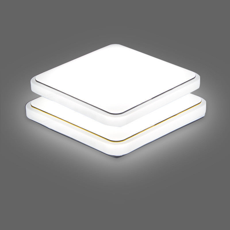 Simple Square Lighting Ceiling Lamp, Living Room Bedroom Lighting