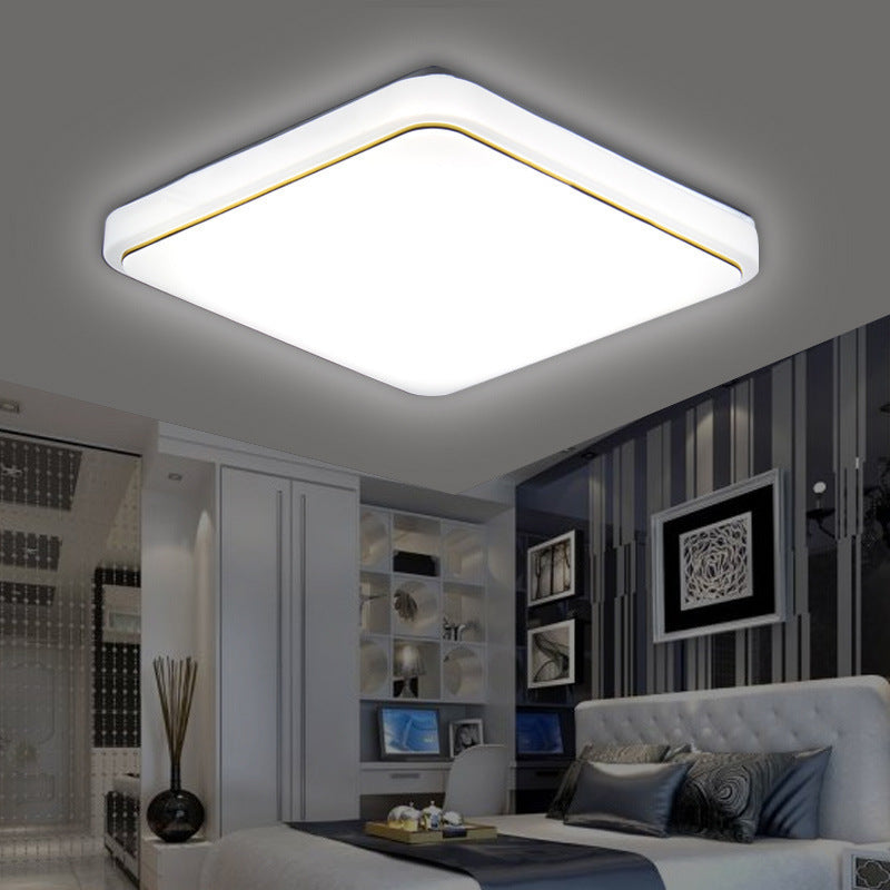 Simple Square Lighting Ceiling Lamp, Living Room Bedroom Lighting