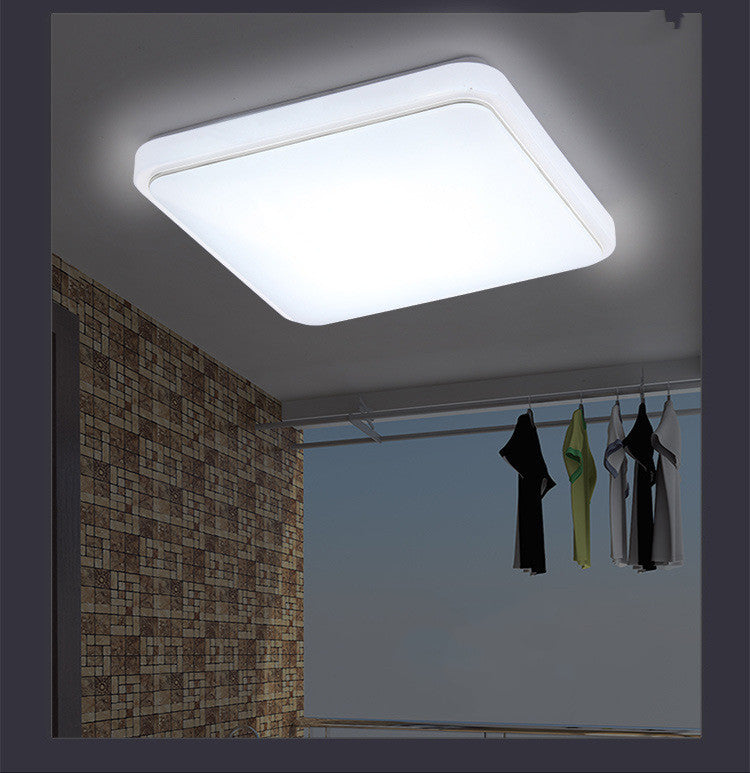 Simple Square Lighting Ceiling Lamp, Living Room Bedroom Lighting