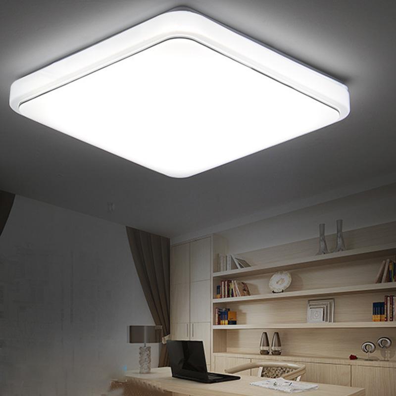 Simple Square Lighting Ceiling Lamp, Living Room Bedroom Lighting