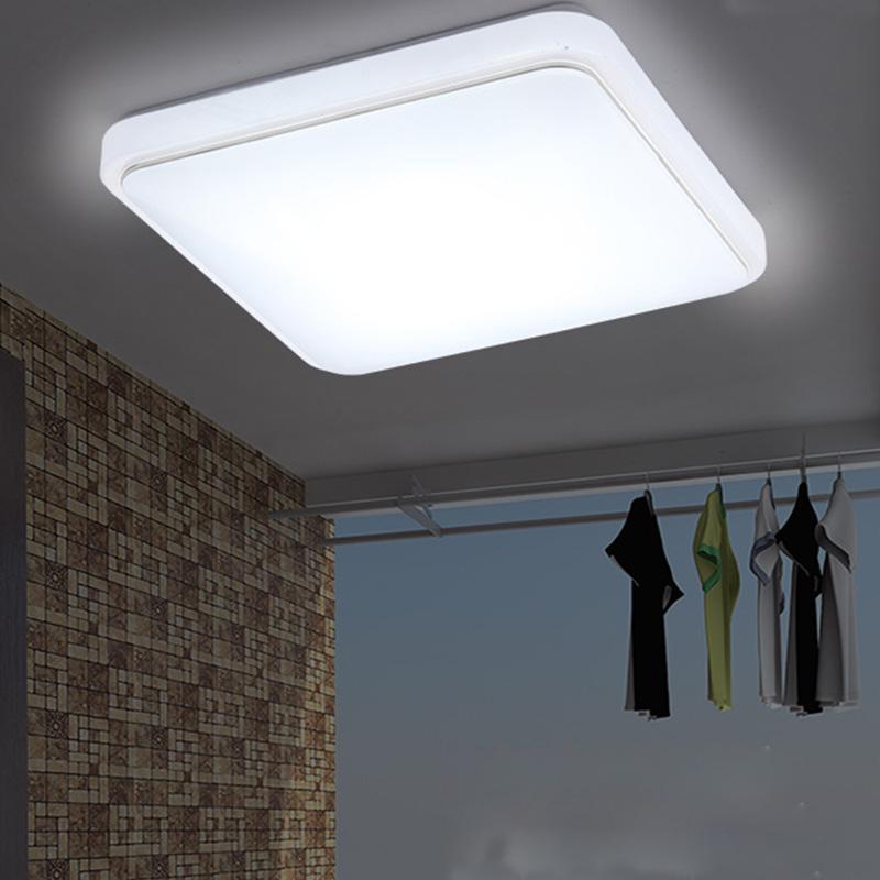 Simple Square Lighting Ceiling Lamp, Living Room Bedroom Lighting