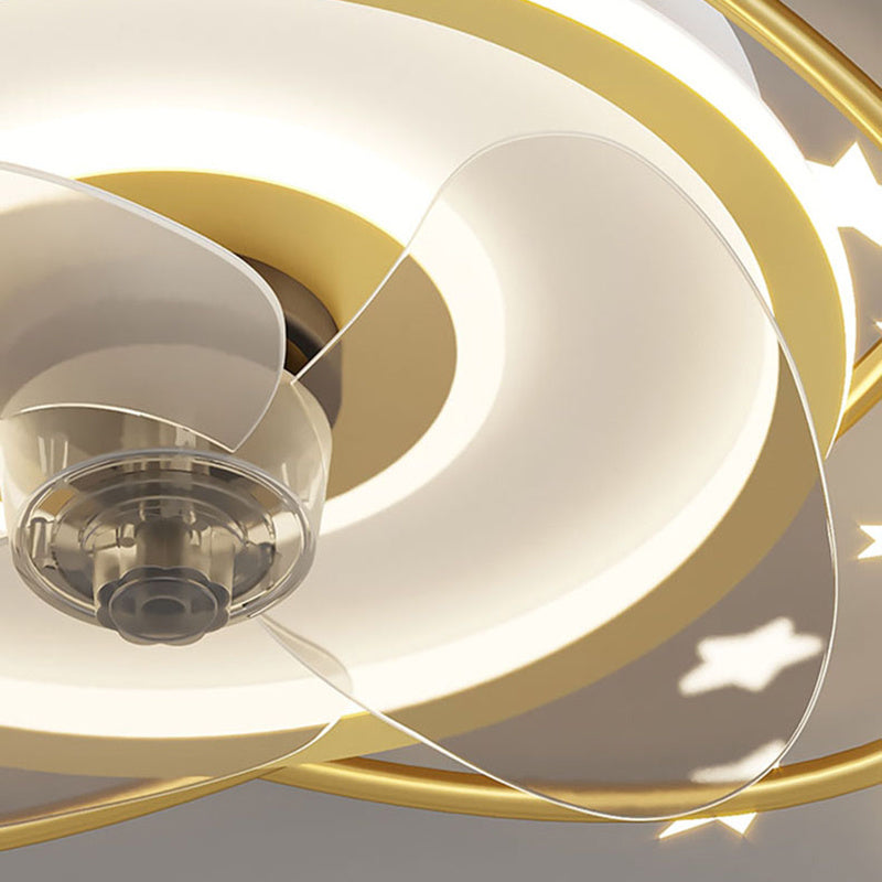 Nordic bedroom decor led lights for room Ceiling fan light lamp restaurant dining room