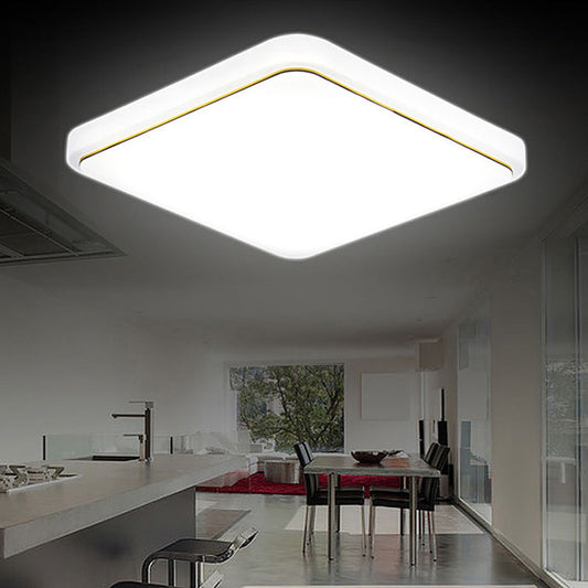 Simple Square Lighting Ceiling Lamp, Living Room Bedroom Lighting